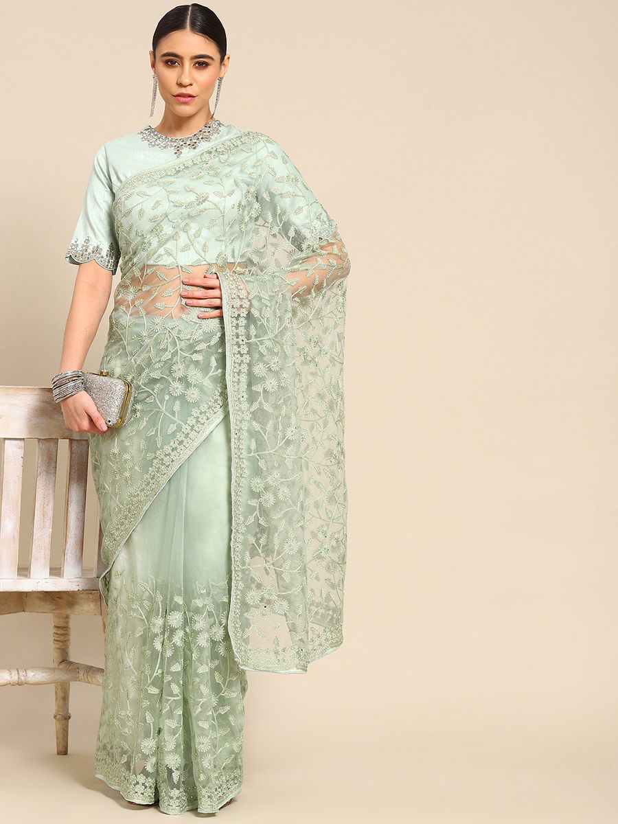 Kalamkari Vol 9 Net Party Wear Saree Catalog
